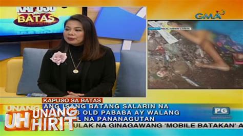 kaso ng panghihipo sa menor de edad|May pananagutan ba ang menor de edad na sangkot .